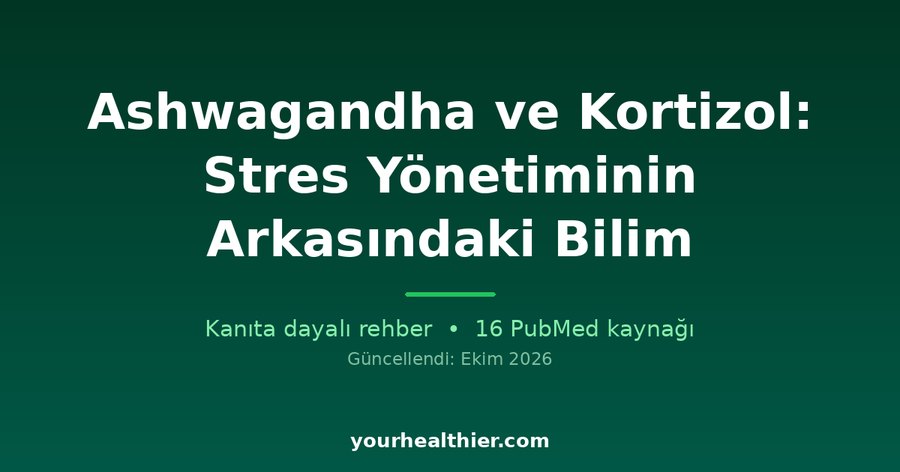 Ashwagandha ve Kortizol: Stres Yönetiminin Arkasındaki Bilim