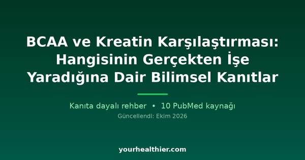 BCAA ve Kreatin Karşılaştırması: Hangisinin Gerçekten İşe Yaradığına Dair Bilimsel Kanıtlar