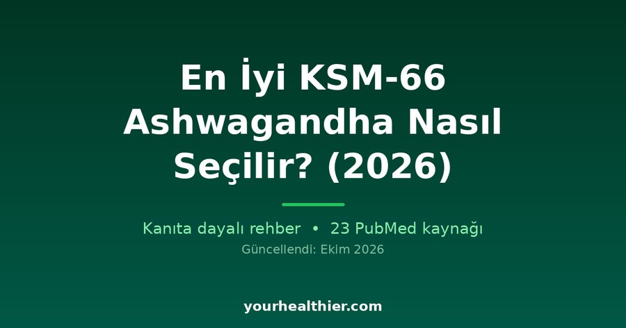 En İyi KSM-66 Ashwagandha Nasıl Seçilir? (2026)