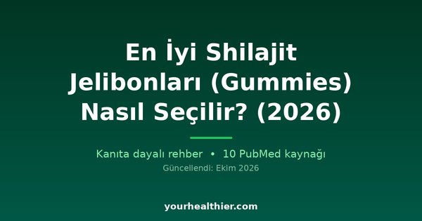En İyi Shilajit Jelibonları (Gummies) Nasıl Seçilir? (2026)