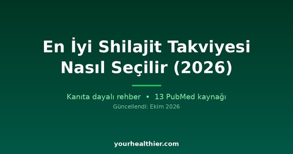 En İyi Shilajit Takviyesi Nasıl Seçilir (2026)