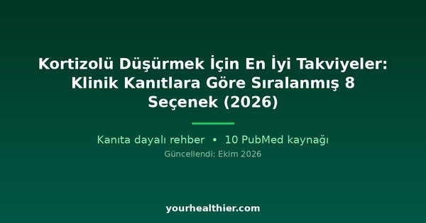 Kortizolü Düşürmek İçin En İyi Takviyeler: Klinik Kanıtlara Göre Sıralanmış 8 Seçenek (2026)