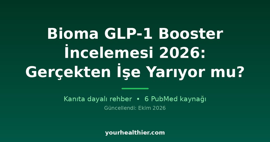 Bioma GLP-1 Booster İncelemesi 2026: Gerçekten İşe Yarıyor mu?