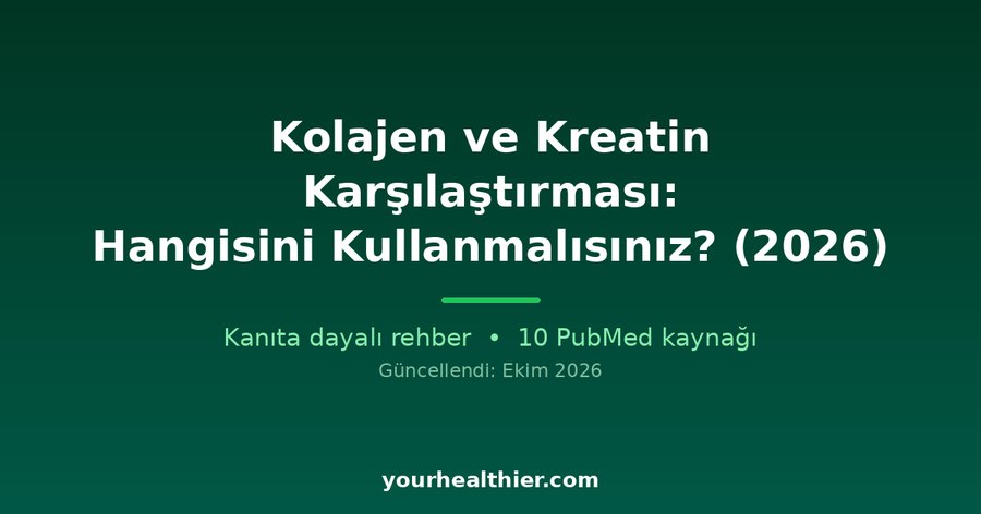 Kolajen ve Kreatin Karşılaştırması: Hangisini Kullanmalısınız? (2026)