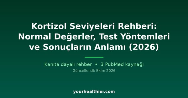 Kortizol Seviyeleri Rehberi: Normal Değerler, Test Yöntemleri ve Sonuçların Anlamı (2026)