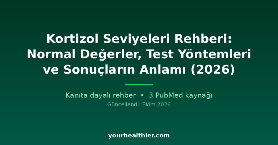 Kortizol Seviyeleri Rehberi: Normal Değerler, Test Yöntemleri ve Sonuçların Anlamı (2026)