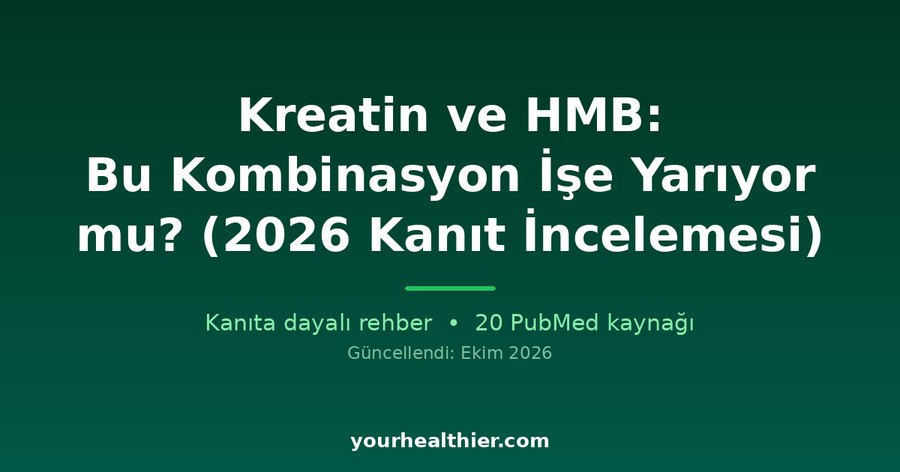 Kreatin ve HMB: Bu Kombinasyon İşe Yarıyor mu? (2026 Kanıt İncelemesi)