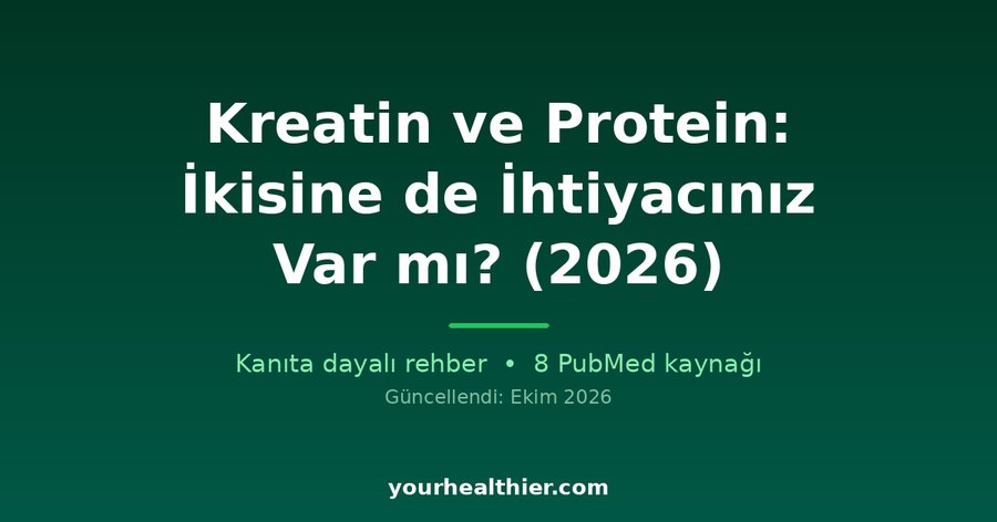Kreatin ve Protein: İkisine de İhtiyacınız Var mı? (2026)