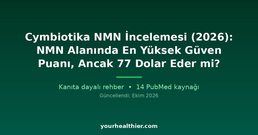 Cymbiotika NMN İncelemesi (2026): NMN Alanında En Yüksek Güven Puanı, Ancak 77 Dolar Eder mi?