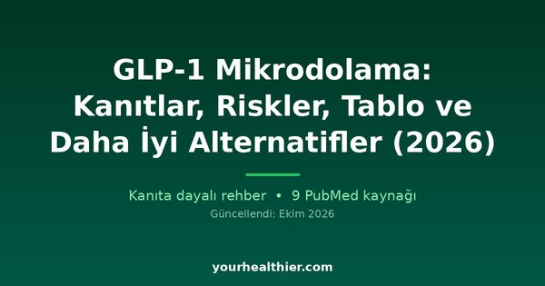 GLP-1 Mikrodolama: Kanıtlar, Riskler, Tablo ve Daha İyi Alternatifler (2026)