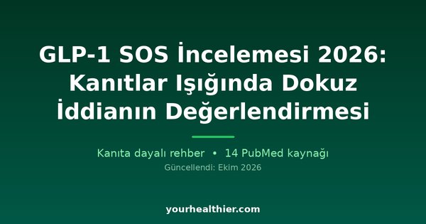 GLP-1 SOS İncelemesi 2026: Kanıtlar Işığında Dokuz İddianın Değerlendirmesi