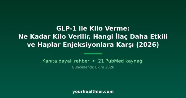 GLP-1 ile Kilo Verme: Ne Kadar Kilo Verilir, Hangi İlaç Daha Etkili ve Haplar Enjeksiyonlara Karşı (2026)