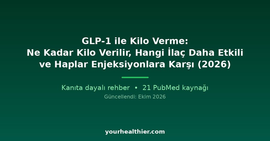 GLP-1 ile Kilo Verme: Ne Kadar Kilo Verilir, Hangi İlaç Daha Etkili ve Haplar Enjeksiyonlara Karşı (2026)