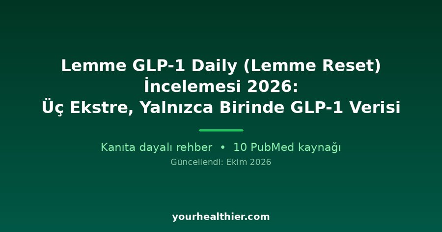 Lemme GLP-1 Daily (Lemme Reset) İncelemesi 2026: Üç Ekstre, Yalnızca Birinde GLP-1 Verisi