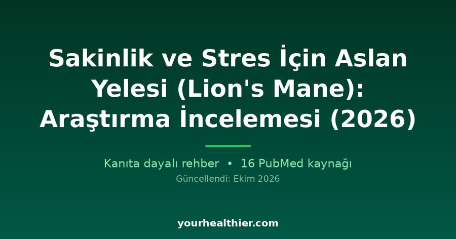 Sakinlik ve Stres İçin Aslan Yelesi (Lion’s Mane): Araştırma İncelemesi (2026)