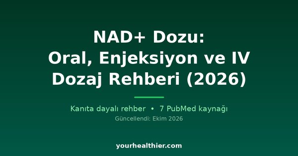 NAD+ Dozu: Oral, Enjeksiyon ve IV Dozaj Rehberi (2026)