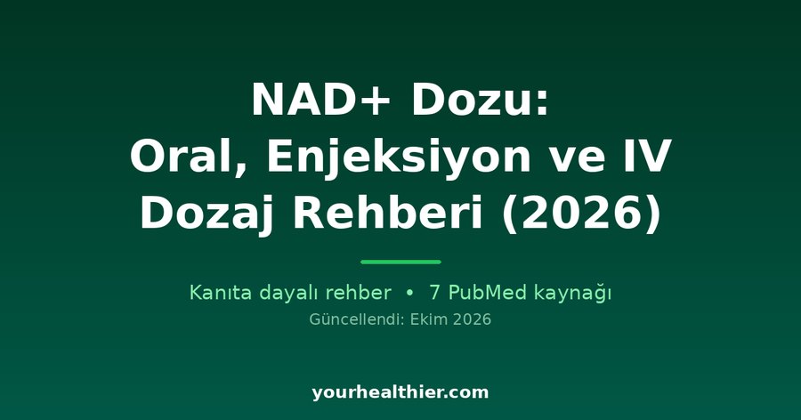 NAD+ Dozu: Oral, Enjeksiyon ve IV Dozaj Rehberi (2026)