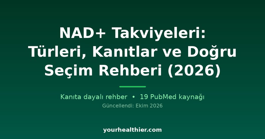NAD+ Takviyeleri: Türleri, Kanıtlar ve Doğru Seçim Rehberi (2026)