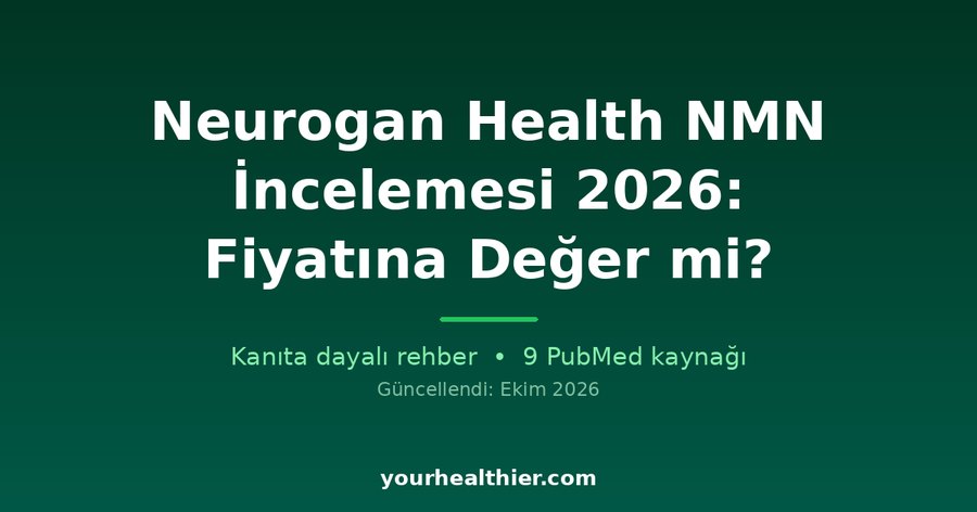 Neurogan Health NMN İncelemesi 2026: Fiyatına Değer mi?