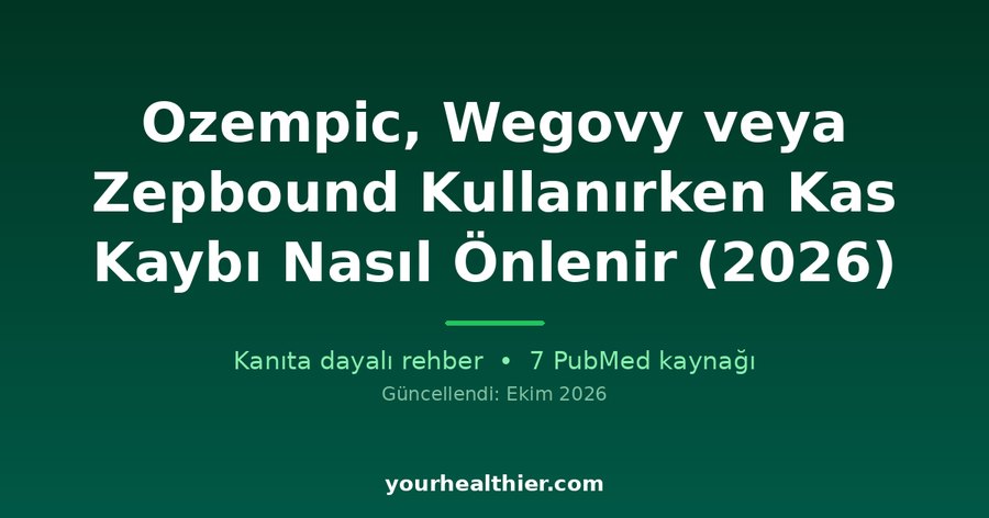 Ozempic, Wegovy veya Zepbound Kullanırken Kas Kaybı Nasıl Önlenir (2026)