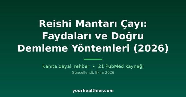 Reishi Mantarı Çayı: Faydaları ve Doğru Demleme Yöntemleri (2026)