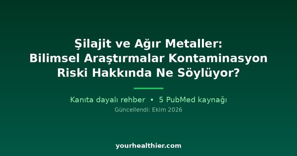 Şilajit ve Ağır Metaller: Bilimsel Araştırmalar Kontaminasyon Riski Hakkında Ne Söylüyor?