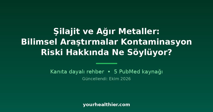 Şilajit ve Ağır Metaller: Bilimsel Araştırmalar Kontaminasyon Riski Hakkında Ne Söylüyor?