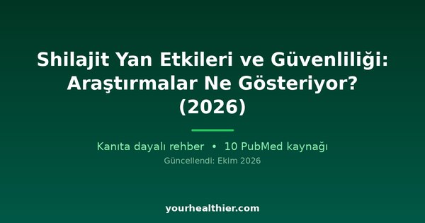 Shilajit Yan Etkileri ve Güvenliliği: Araştırmalar Ne Gösteriyor? (2026)