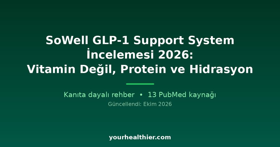 SoWell GLP-1 Support System İncelemesi 2026: Vitamin Değil, Protein ve Hidrasyon