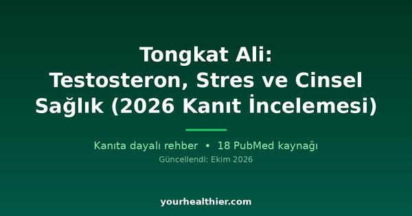 Tongkat Ali: Testosteron, Stres ve Cinsel Sağlık (2026 Kanıt İncelemesi)