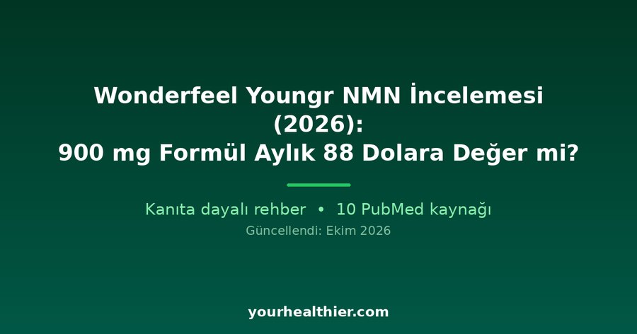 Wonderfeel Youngr NMN İncelemesi (2026): 900 mg Formül Aylık 88 Dolara Değer mi?